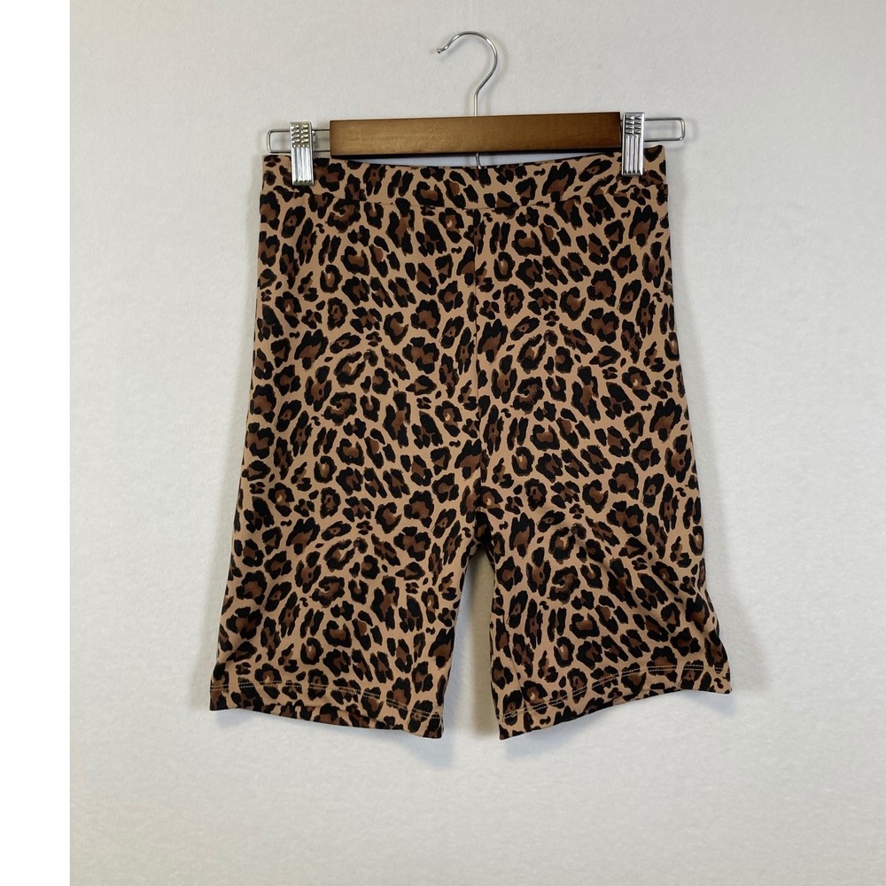 American Eagle Outfitters Leopard Print Bike Shorts Womens S P‎ CH